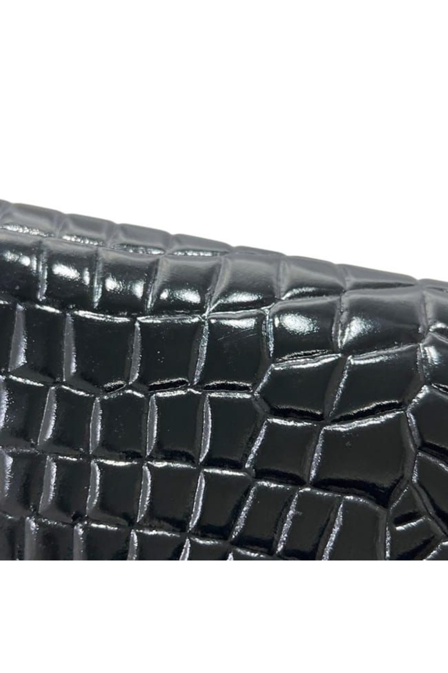 Saint Laurent Clutch Handbag Croco Black - Picture 9 of 10